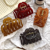 New Design Top Grade Pumpkin Hair Claw Clip for Women - Sweet Hair Ornament & Hairpin Accessories - Himpall